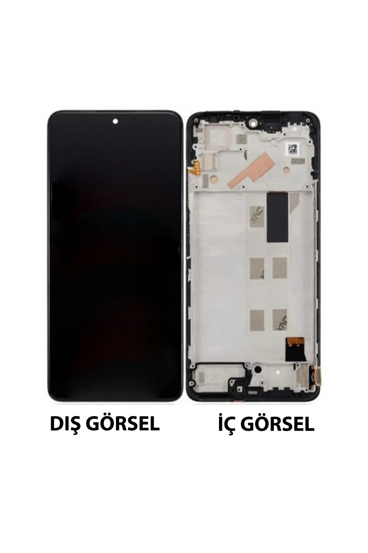 Xiaomi Redmi Note 11 Pro Plus Çıtalı Ekran Dokunmatik Siyah OLED