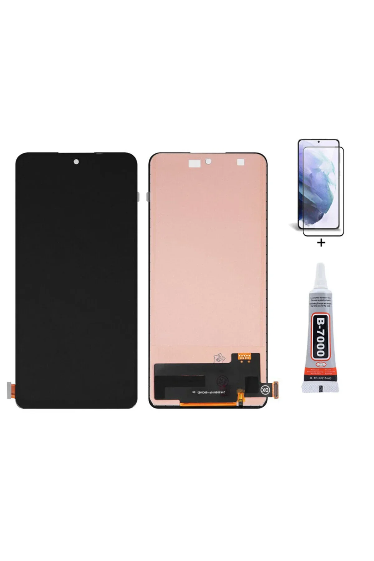 Xiaomi Redmi Note 11 Pro Plus Çıtalı Ekran Dokunmatik Siyah OLED