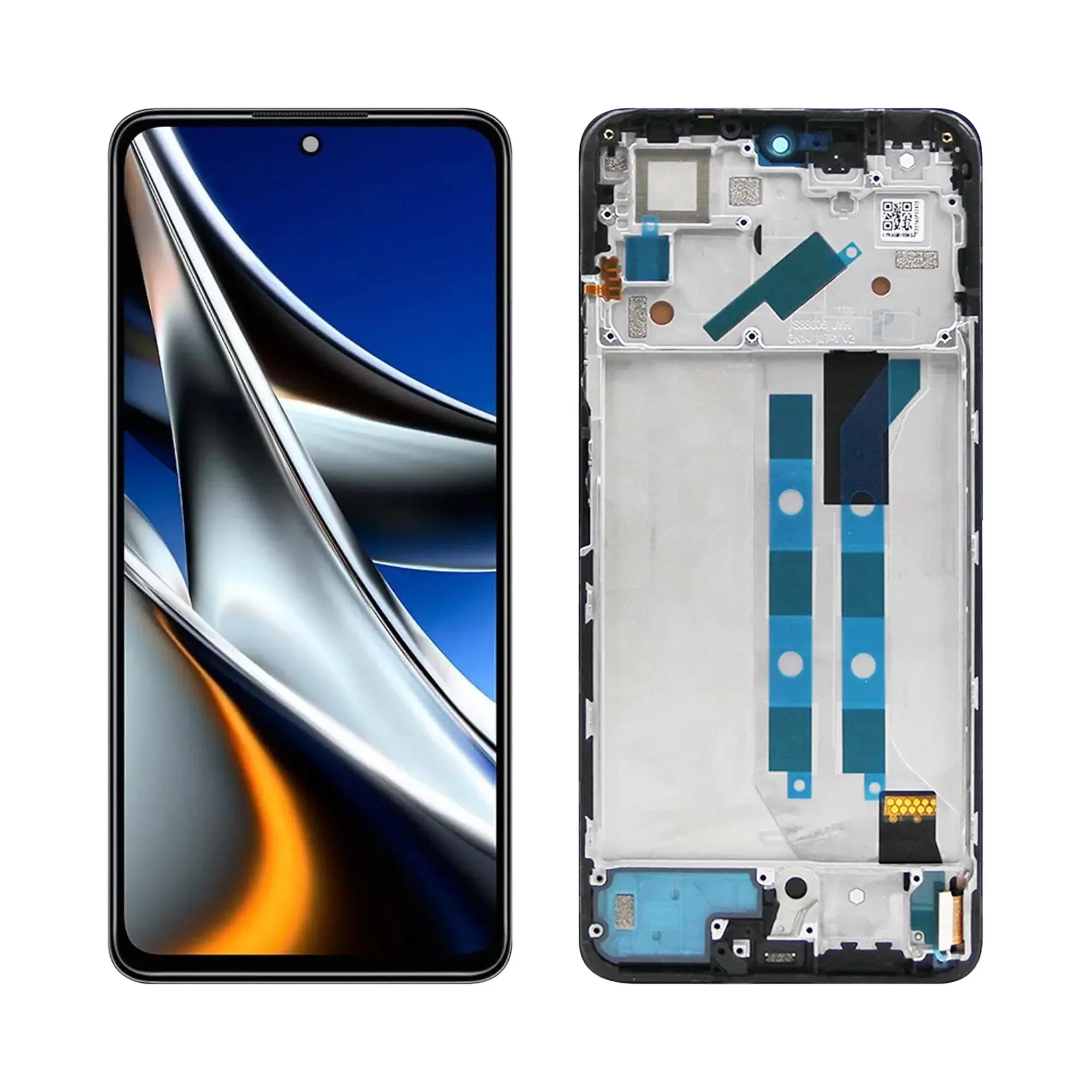Xiaomi Redmi Note 11 Pro/Poco X4 Pro/Note 1 Çıtalı Ekran Dokunmatik Siyah A Plus Kalite Ürün
