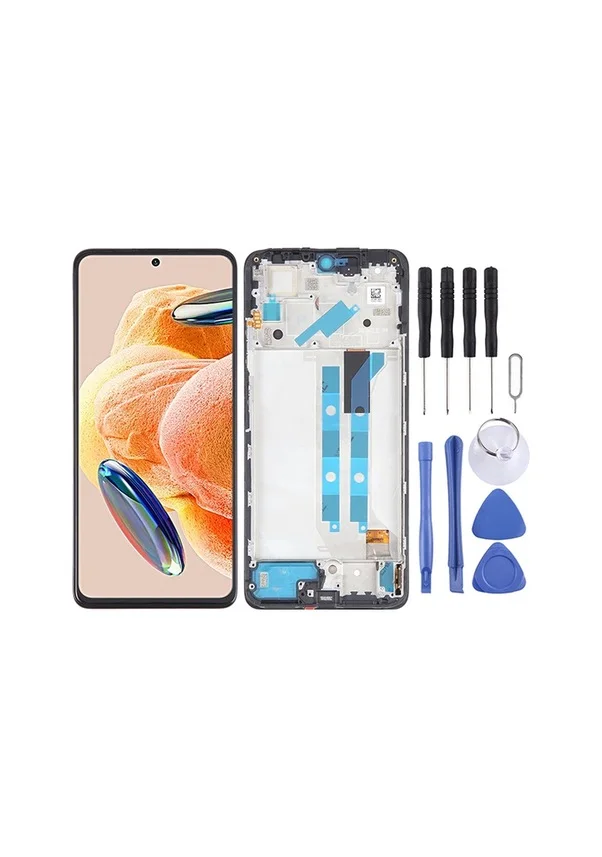 Xiaomi Redmi Note 12 Pro 4G Çıtalı Ekran Dokunmatik Siyah A Plus Kalite Ürün