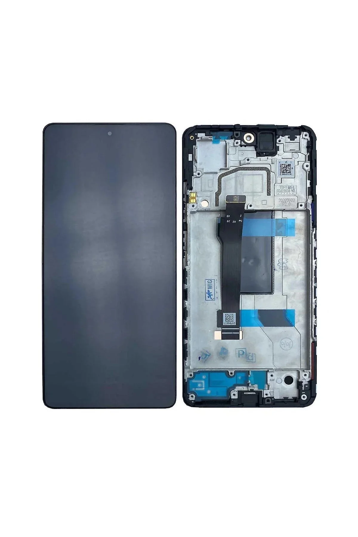 Xiaomi Redmi Note 12 Pro 5G Çıtalı Ekran Dokunmatik Siyah A Plus Kalite Ürün