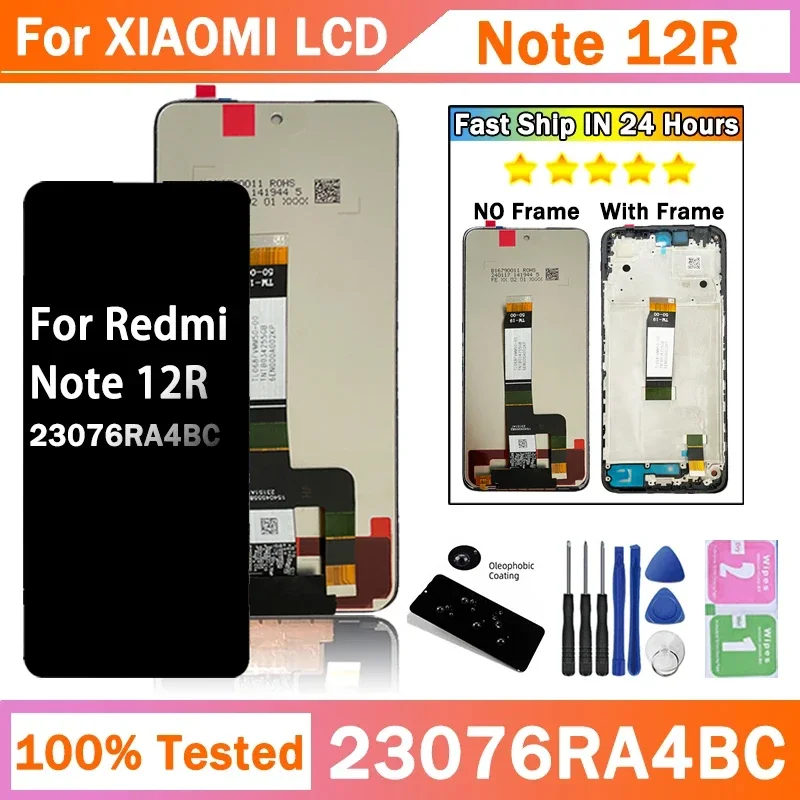 Xiaomi Redmi Note 12R Ekran Dokunmatik Orijinal Çıtasız Ürün (Çerçevesiz)