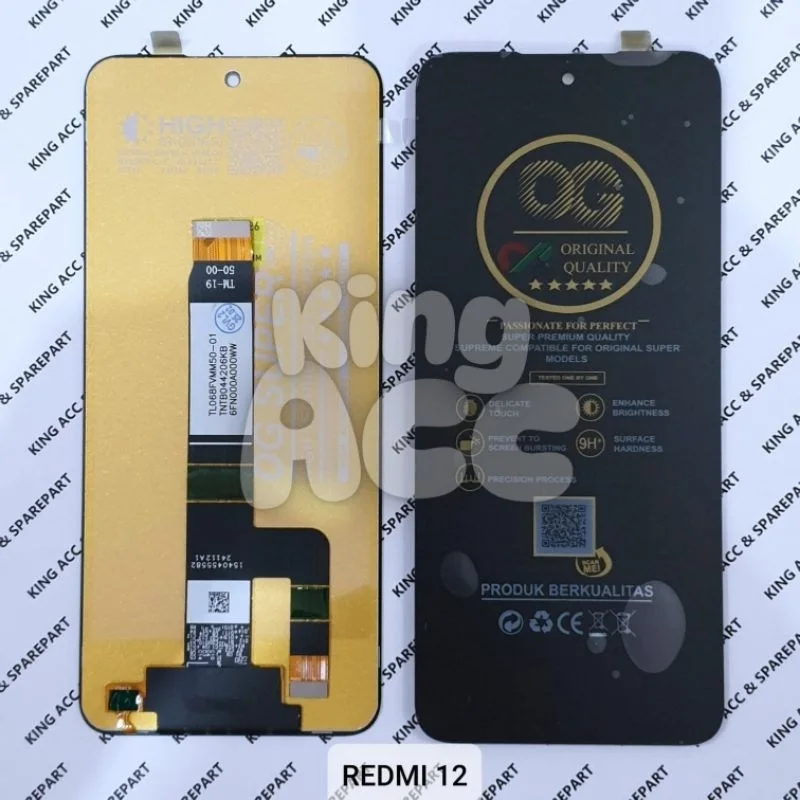 Xiaomi Redmi Note 12R Ekran Dokunmatik Orijinal Çıtasız Ürün (Çerçevesiz)
