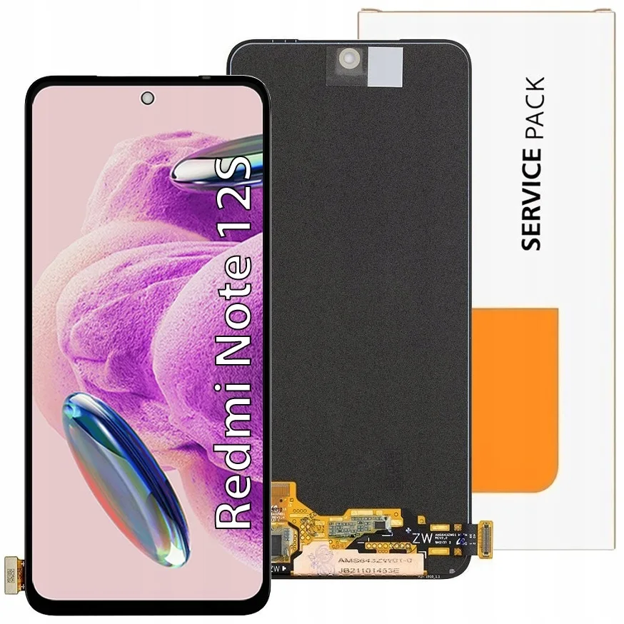 Xiaomi Redmi Note 12S Çıtalı Ekran Dokunmatik Siyah A Plus Kalite Ürün