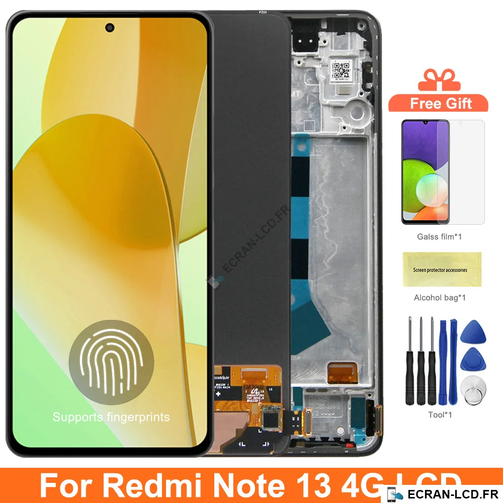 Xiaomi Redmi Note 13 4G Eu Ekran Dokunmatik A Plus Kalite Ürün Çıtasız (Çerçevesiz)
