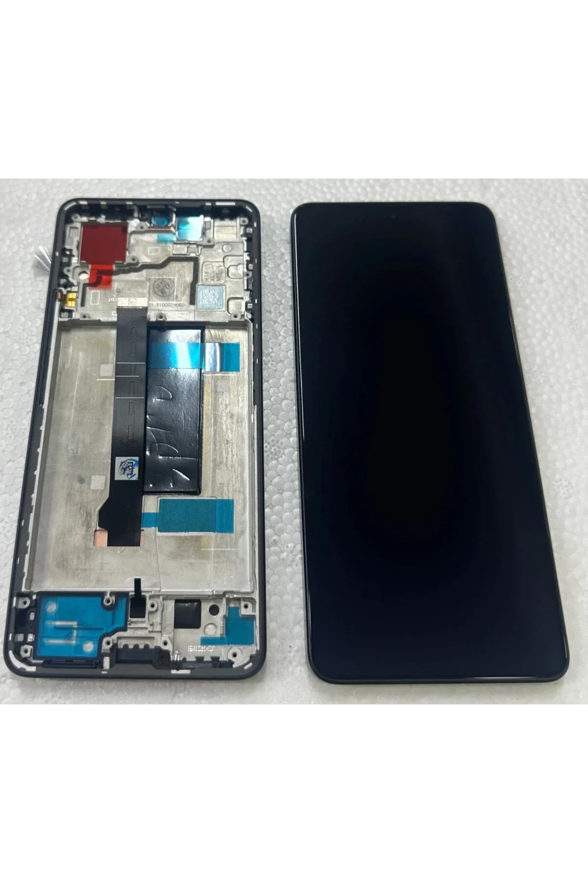 Xiaomi Redmi Note 13 5G Çıtalı Ekran Dokunmatik Siyah SOFT OLED Kalite Ekran