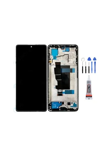 Xiaomi Redmi Note 13 Pro 4G Çıtalı Ekran Dokunmatik Mavi SOFT OLED Kalite Ekran