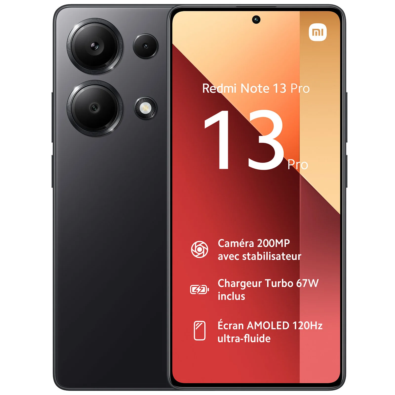 Xiaomi Redmi Note 13 Pro 4G Çıtalı Ekran Dokunmatik Siyah A Plus Kalite Ürün