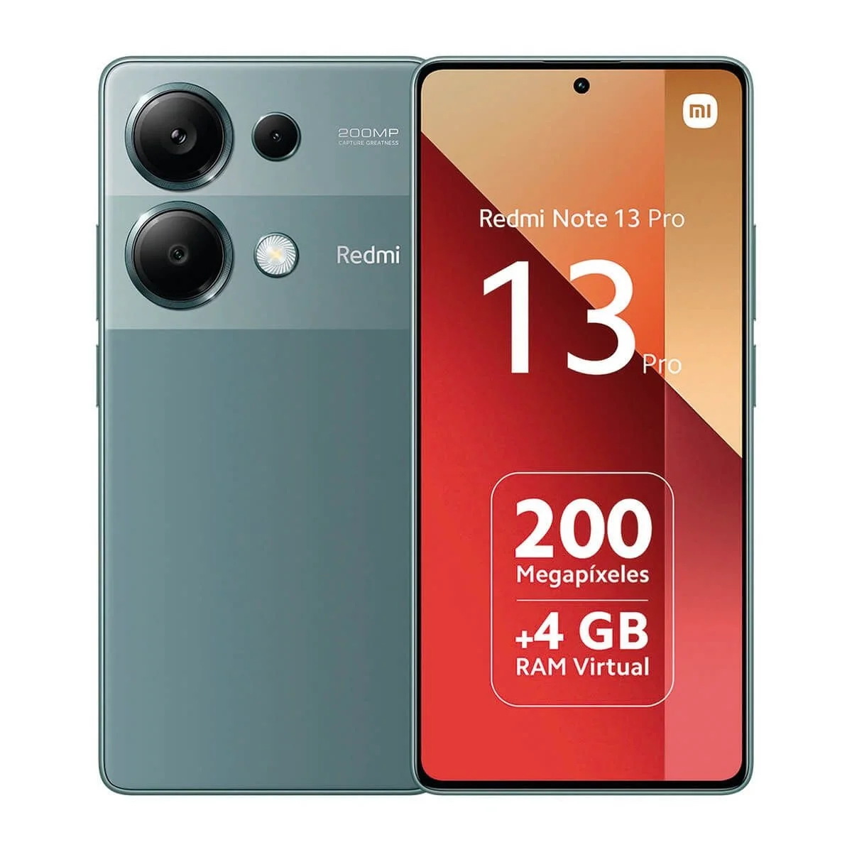 Xiaomi Redmi Note 13 Pro 4G Çıtalı Ekran Dokunmatik Yesil SOFT OLED Kalite Ekran