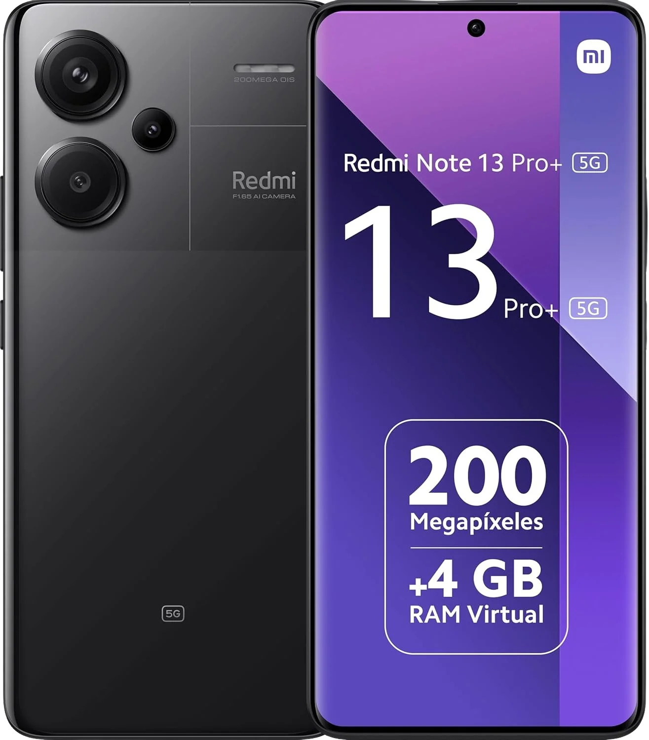 Xiaomi Redmi Note 13 Pro Plus Çıtalı Ekran Dokunmatik Siyah SOFT OLED Kalite Ekran