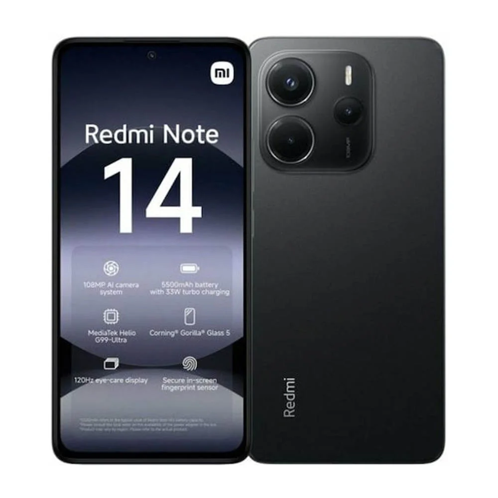 Xiaomi Redmi Note 14 4G Eu Çıtalı Ekran Dokunmatik Siyah SOFT OLED Kalite Ekran