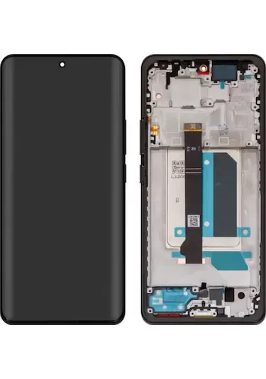 Xiaomi Redmi Note 14 Pro Plus Çıtalı Ekran Dokunmatik Siyah SOFT OLED Kalite Ekran