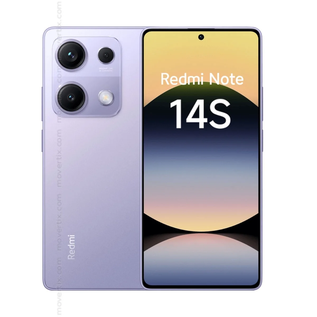 Xiaomi Redmi Note 14S 4 Çıtalı Ekran Dokunmatik Mor SOFT OLED Kalite Ekran