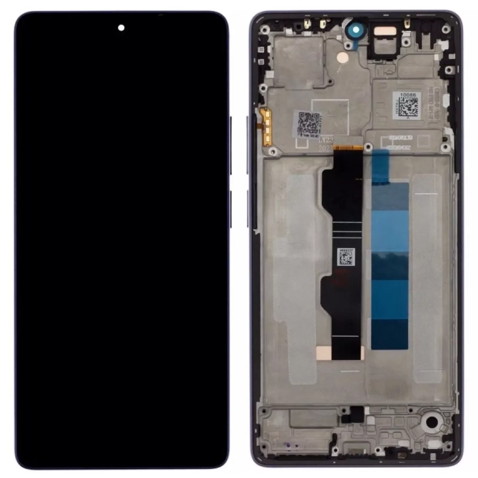 Xiaomi Redmi Note 14S 4 Çıtalı Ekran Dokunmatik Mor SOFT OLED Kalite Ekran