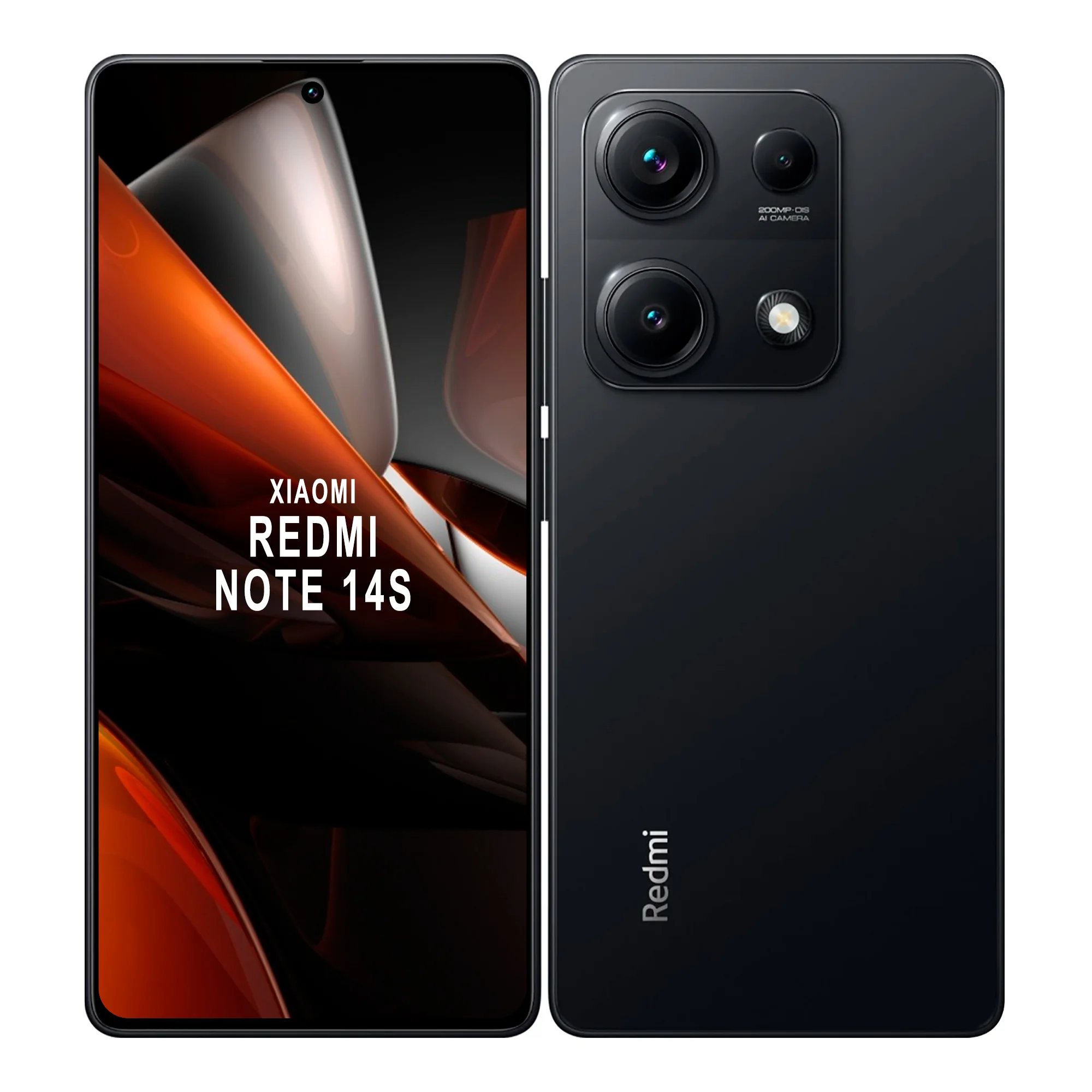 Xiaomi Redmi Note 14S 4 Çıtalı Ekran Dokunmatik Siyah SOFT OLED Kalite Ekran