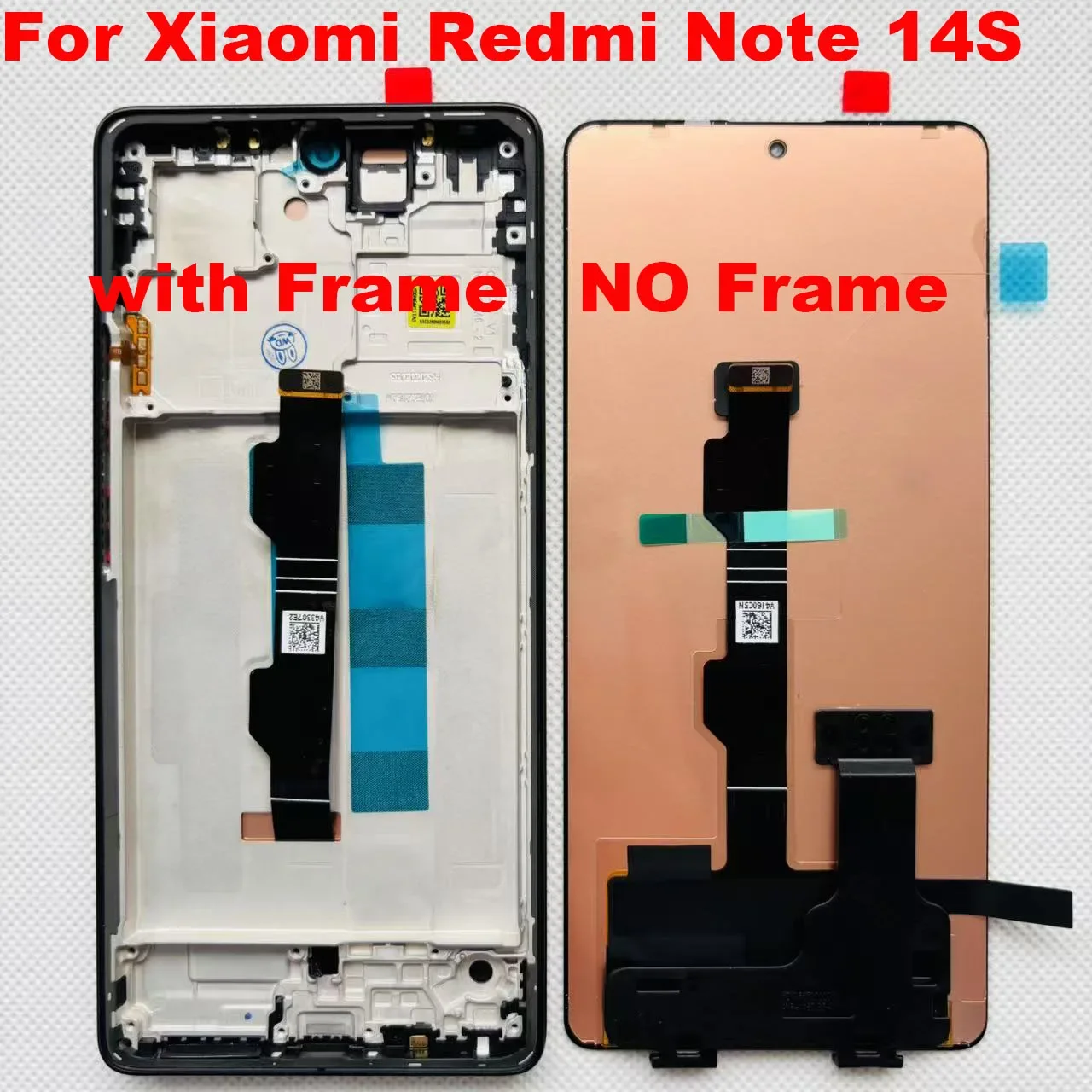 Xiaomi Redmi Note 14S Ekran Dokunmatik A Plus Kalite Ürün Çıtasız (Çerçevesiz)