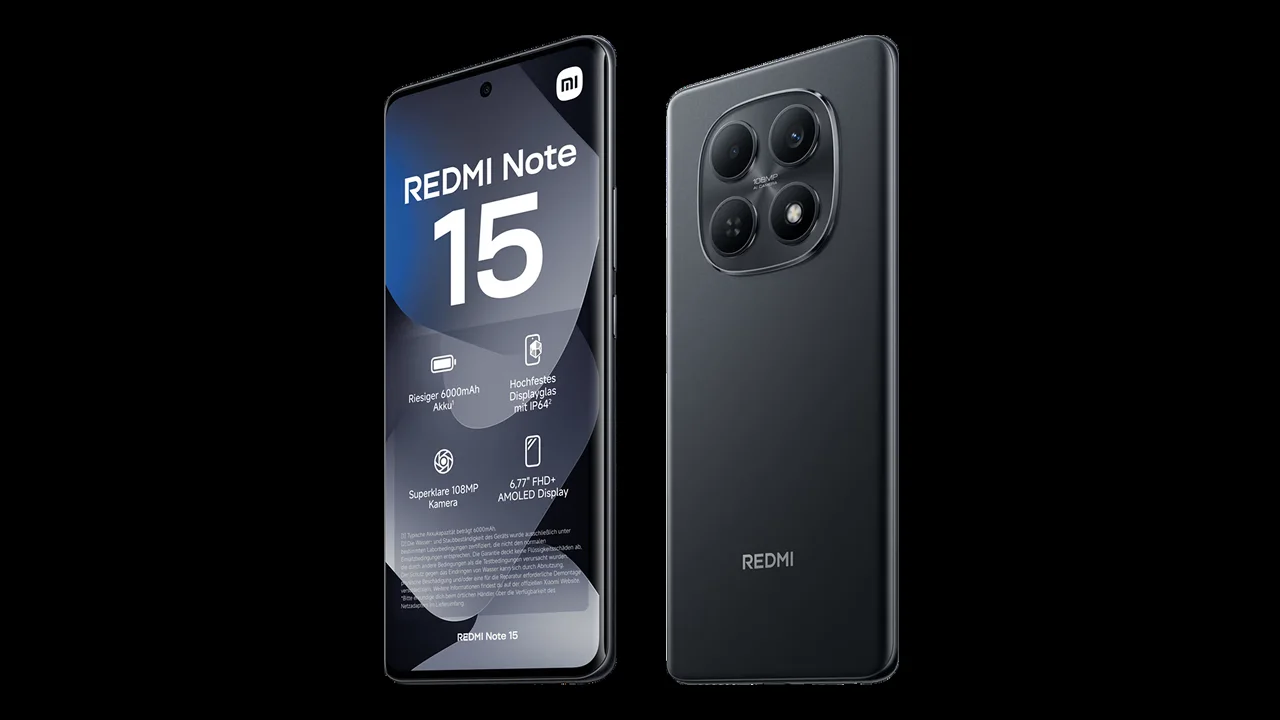 Xiaomi Redmi Note 15 4G Çıtalı Ekran Dokunmatik Siyah A Plus Kalite Ürün