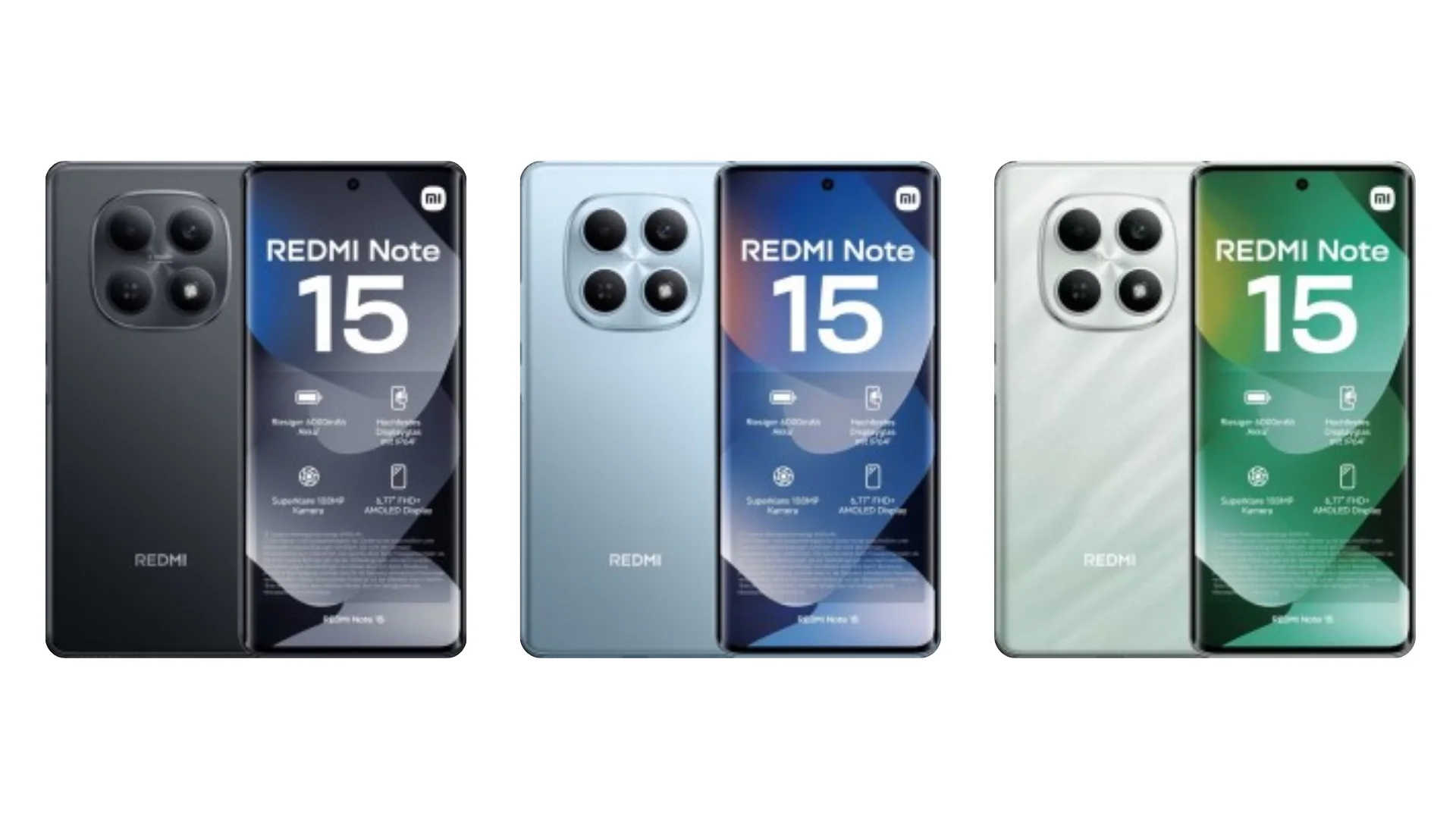 Xiaomi Redmi Note 15 4G Ekran Dokunmatik SOFT OLED Kalite Ekran Çıtasız (Çerçevesiz)