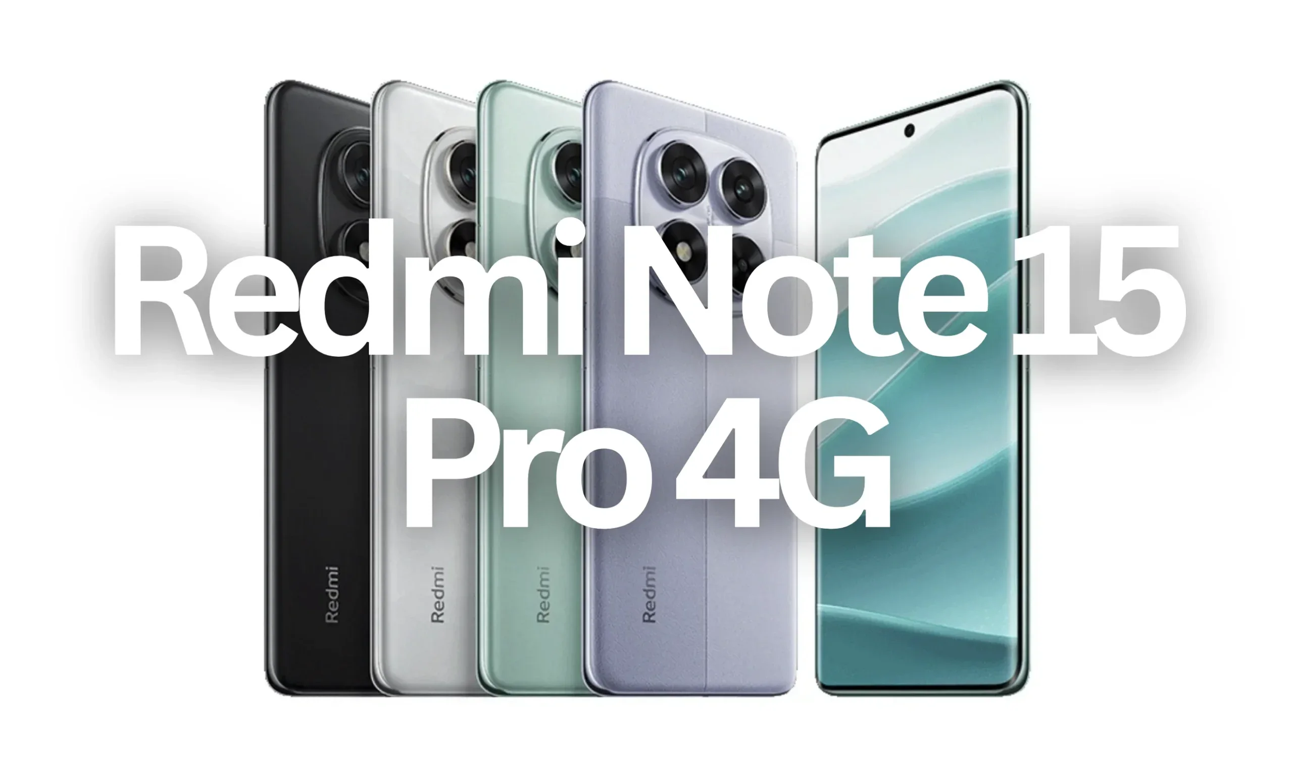 Xiaomi Redmi Note 15 Pro 4G Ekran Dokunmatik SOFT OLED Kalite Ekran Çıtasız (Çerçevesiz)
