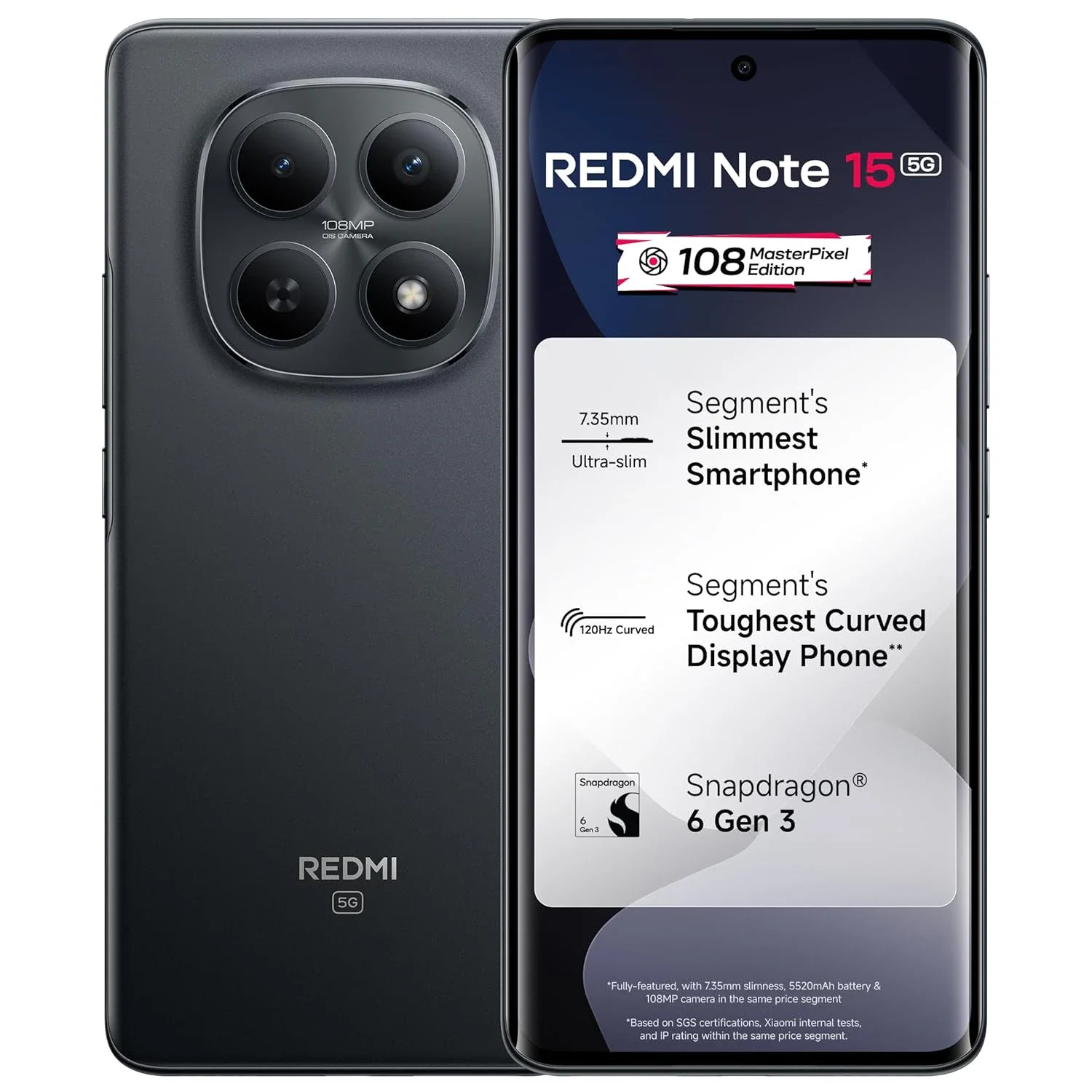Xiaomi Redmi Note 15 Pro 5G Ekran Dokunmatik SOFT OLED Kalite Ekran Çıtasız (Çerçevesiz)
