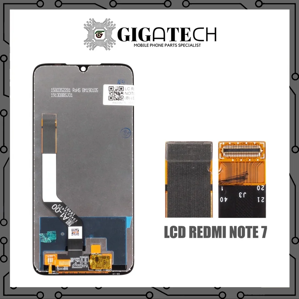 Xiaomi Redmi Note 7 Ekran Dokunmatik Orijinal Çıtasız Ürün (Çerçevesiz)