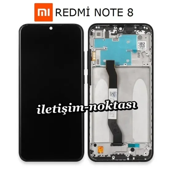 Xiaomi Redmi Note 8 Çıtalı Ekran Dokunmatik Siyah Orijinal