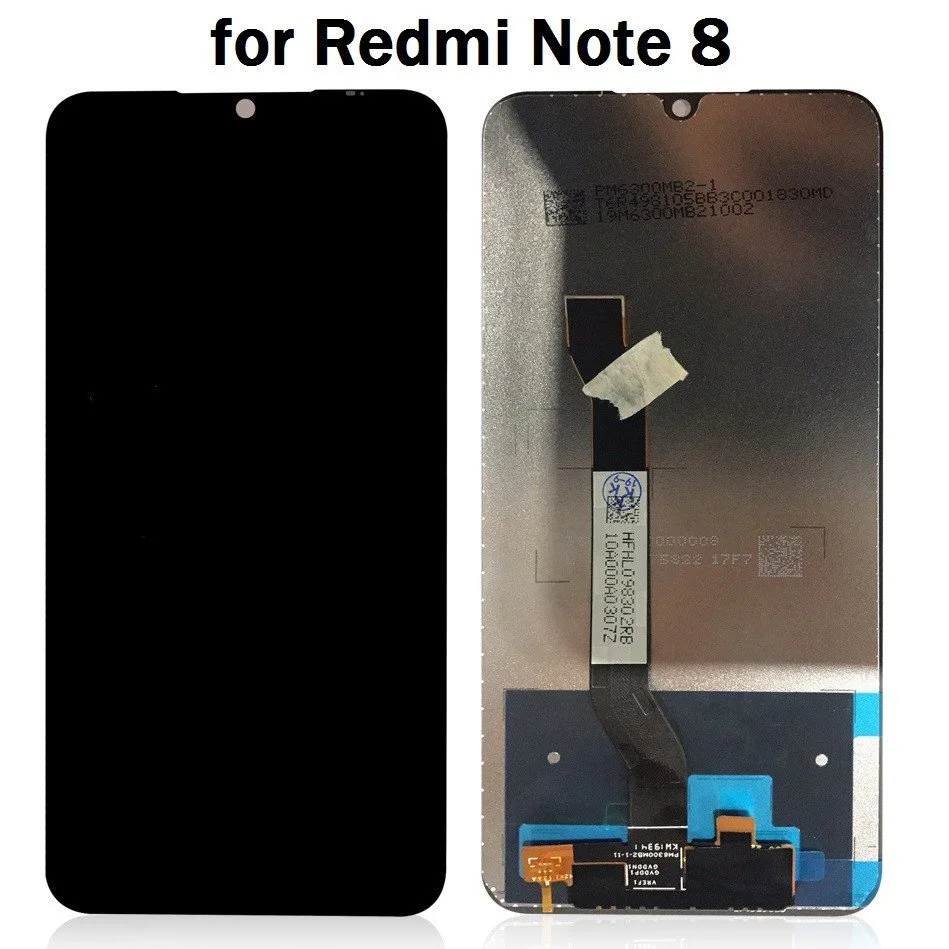 Xiaomi Redmi Note 8 Çıtalı Ekran Dokunmatik Siyah Orijinal