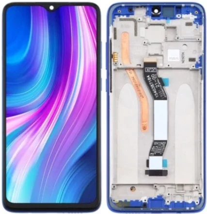 Xiaomi Redmi Note 8 Pro Çıtalı Ekran Dokunmatik Silver Orijinal