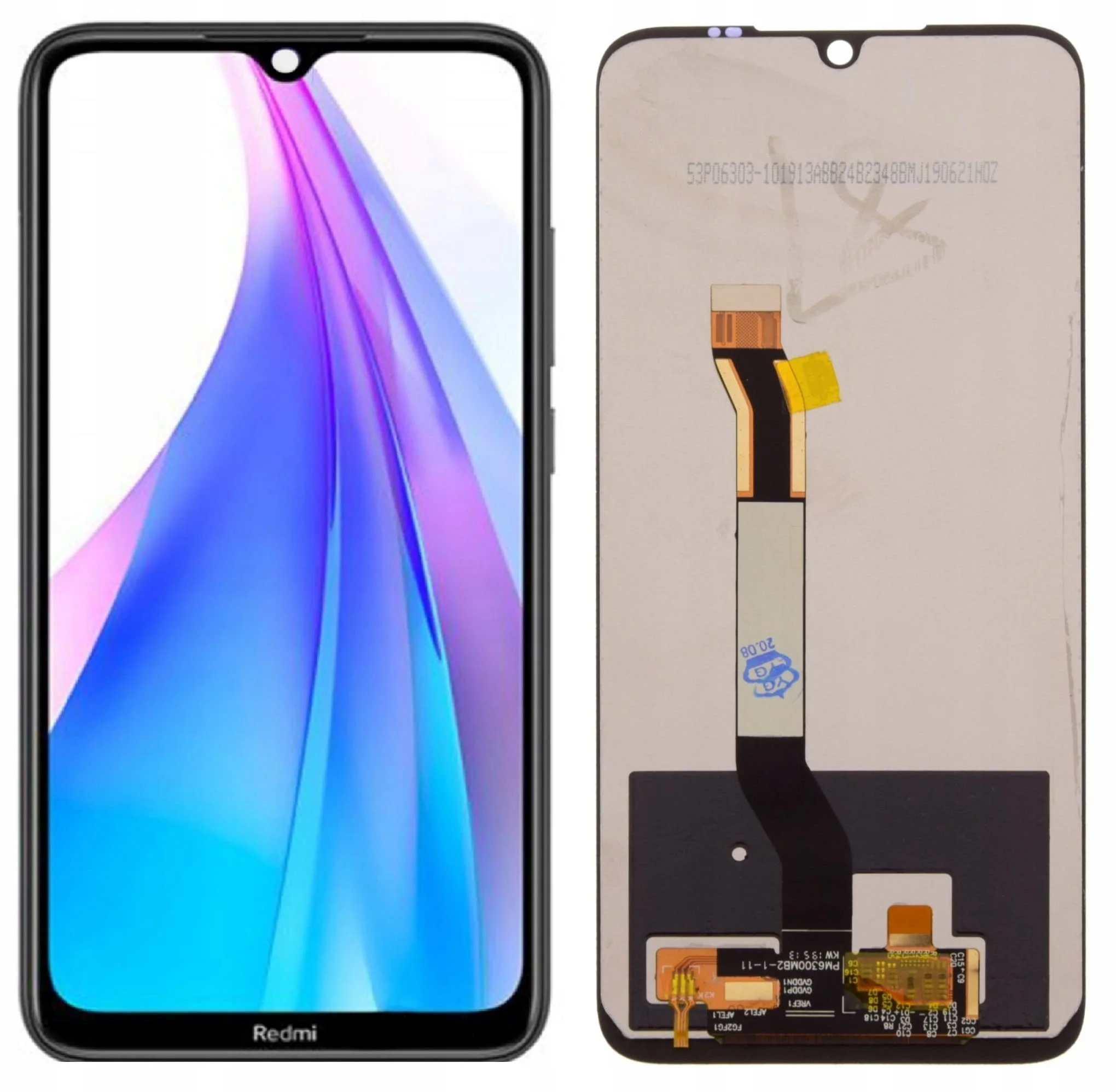 Xiaomi Redmi Note 8T Ekran Dokunmatik Orijinal Çıtasız Ürün (Çerçevesiz)