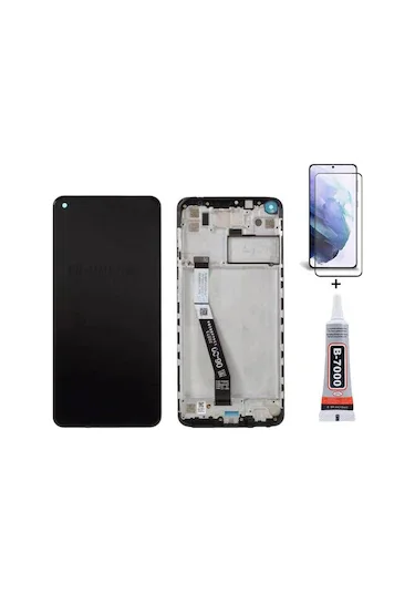 Xiaomi Redmi Note 9 Çıtalı Ekran Dokunmatik Siyah Orijinal