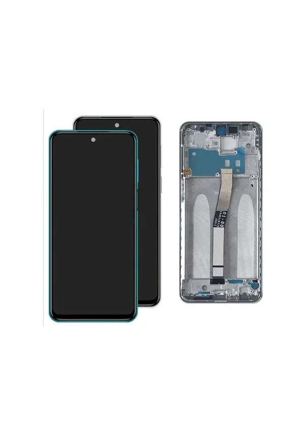 Xiaomi Redmi Note 9 Çıtalı Ekran Dokunmatik Siyah Orijinal
