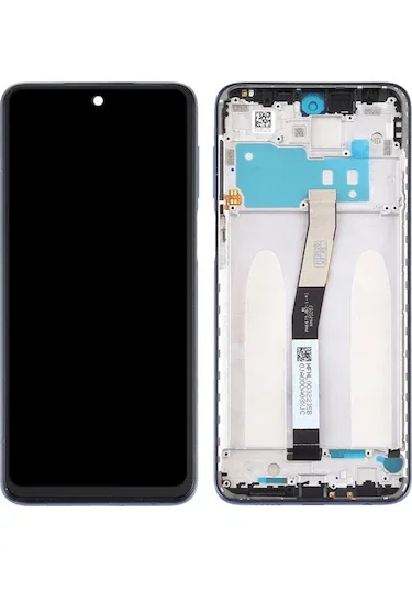 Xiaomi Redmi Note 9 Pro Çıtalı Ekran Dokunmatik Siyah Orijinal