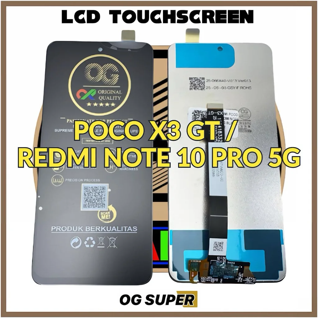 Xiaomi Redmi Poco X3gt Ekran Dokunmatik Orijinal Çıtasız Ürün (Çerçevesiz)