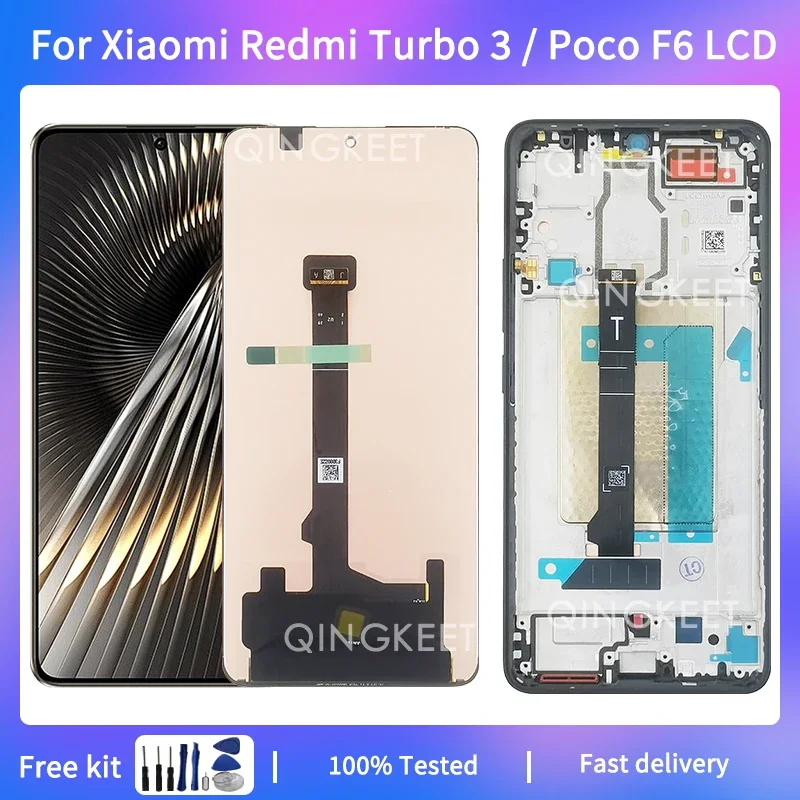 Xiaomi Redmi Turbo 3 Ekran Dokunmatik A Plus Kalite Ürün Çıtasız (Çerçevesiz)